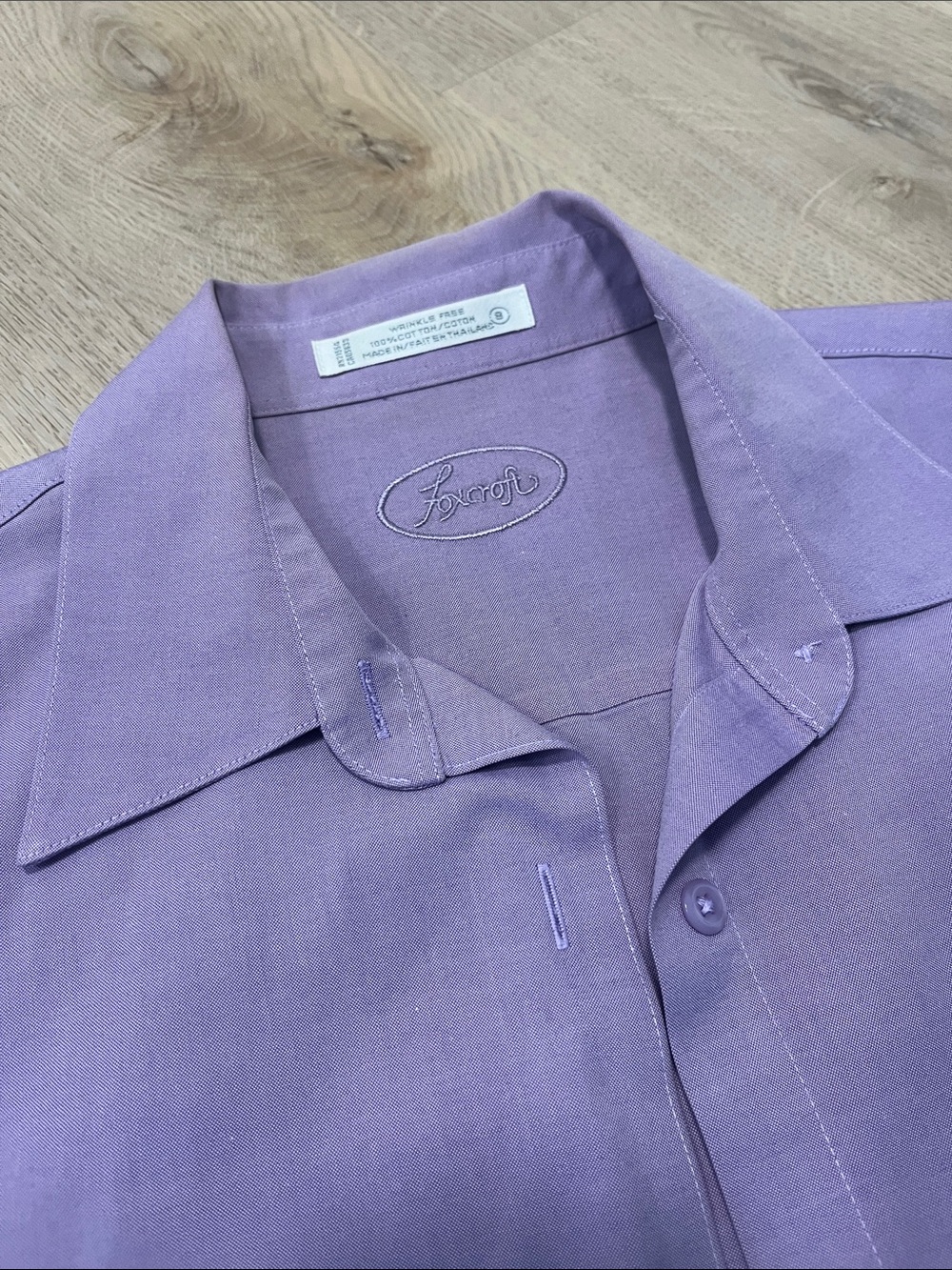 Foxcroft Women’s Lavender Dress Shirt - Picture 2 of 4